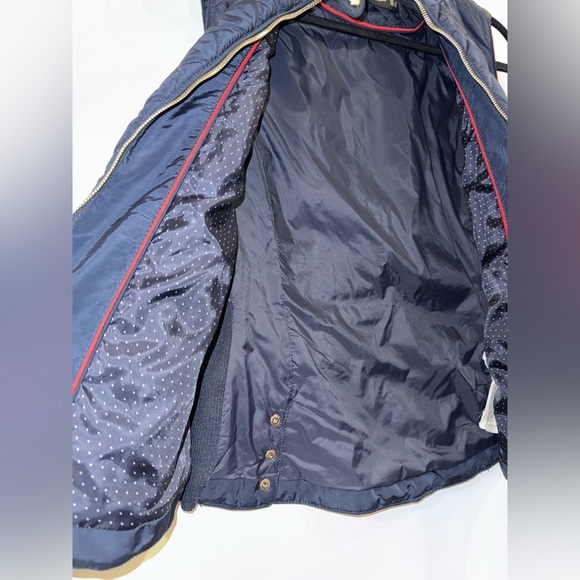 Zara Navy Quilted Equestrian Vest, Woman’s Small - Picture 5 of 7